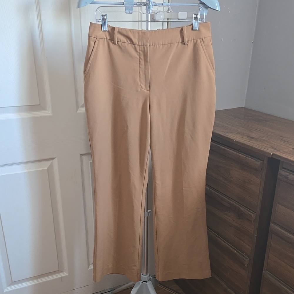 Worthington Tan Straight-Leg Trousers